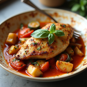 Chicken Aubergine low carb WHOLEBOWLS