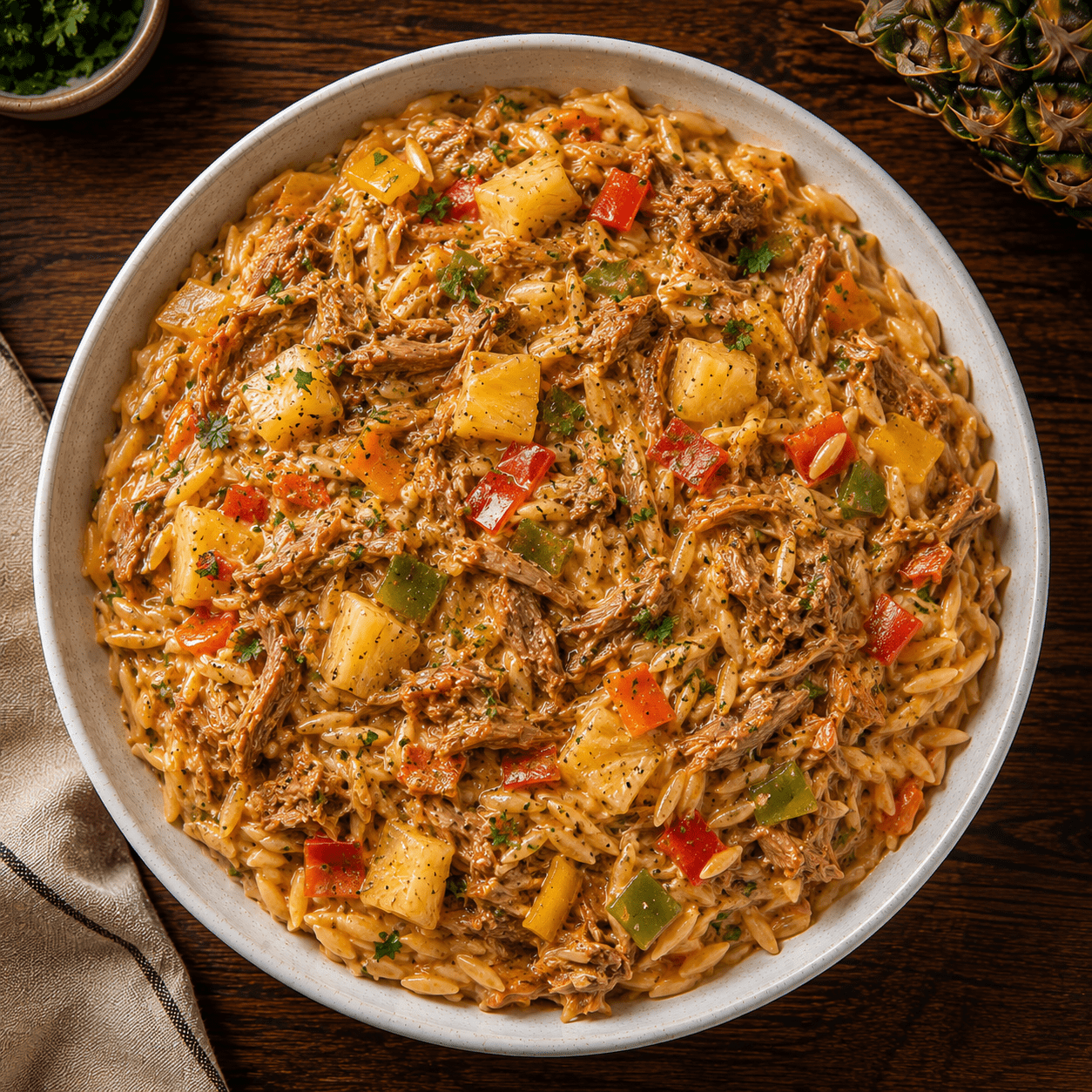Comfort Chefs Hawaiian Pulled Pork frozen ready meal